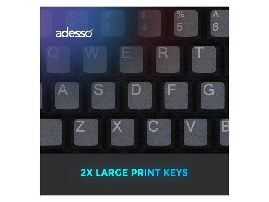 Adesso EasyTouch-130SB Smart Card Keyboard for Classrooms