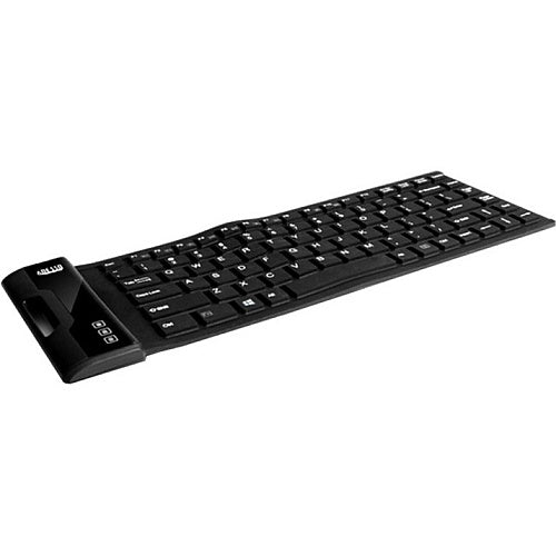 Adesso AKB-212UB Antimicrobial Waterproof Flex Keyboard – Mini USB Keyboard