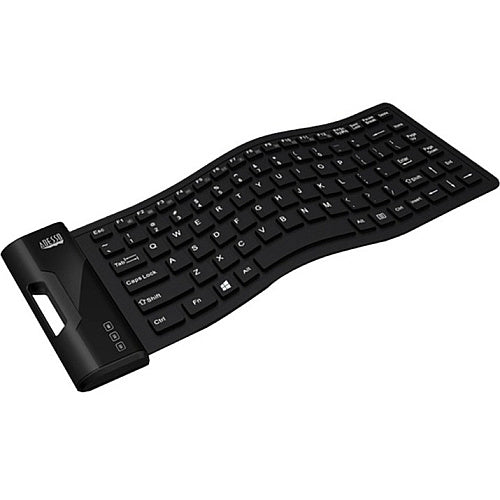 Adesso AKB-212UB Antimicrobial Waterproof Flex Keyboard – Mini USB Keyboard