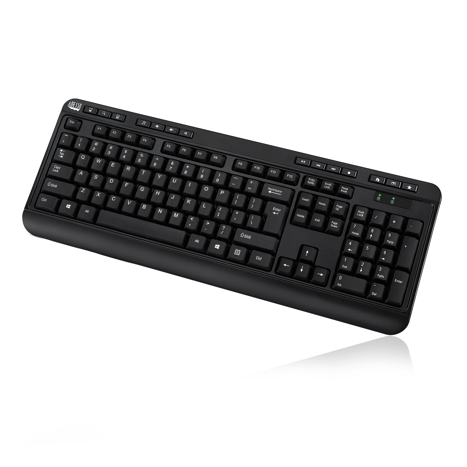 Adesso WKB-1320CB Antimicrobial Desktop Keyboard & Mouse Combo