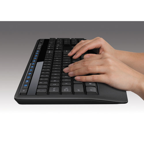Logitech MK345 Wireless Keyboard and Mouse Combo with Palm Rest