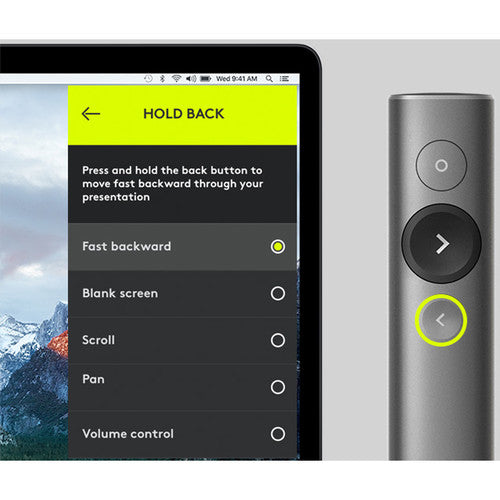 Logitech Spotlight Wireless Presentation Remote - Slate