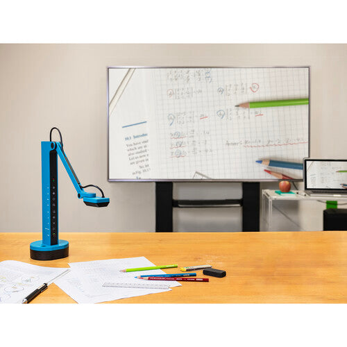 IPEVO VZ-X Wireless, HDMI & USB 8MP Document Camera with EZCast Dongle (Blue)