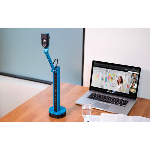 IPEVO VZ-X Wireless, HDMI & USB 8MP Document Camera with EZCast Dongle (Blue)