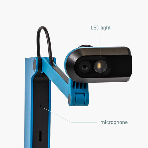 IPEVO VZ-X Wireless, HDMI & USB 8MP Document Camera with EZCast Dongle (Blue)