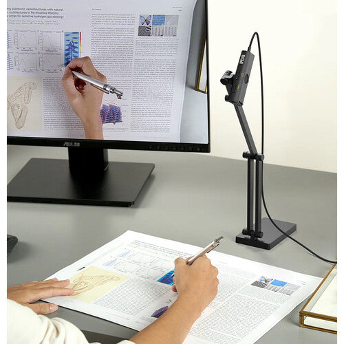 IPEVO P2V ULTRA 4K USB Object Camera Full Pack with Stand & Clamp