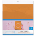 FLUX Craft Plastic Acrylic Sheets - Orange, 12 x 12 in, 0.025 in Thick, 4-Pack