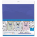 FLUX Craft Plastic Acrylic Sheets – Purple, 12" x 12", 4-Pack (.025")