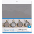 FLUX Craft Plastic Acrylic Sheets - Gray Matte 12 x 12 in (4 Pack)