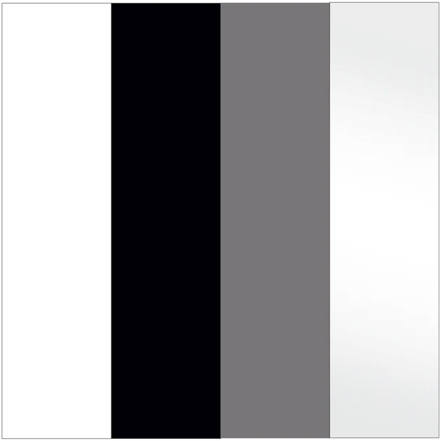 FLUX Craft Plastic Utility Acrylic Sheets 12" x 12" (4-Pack, Multi Color, .025")