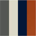 FLUX Fall Collection Craft Plastic Acrylic Sheets Pack, 12" x 12" (.025"), 4-Pack