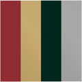 FLUX Holiday Craft Plastic Acrylic Sheets Pack, 12" x 12", .025", 4-Pack