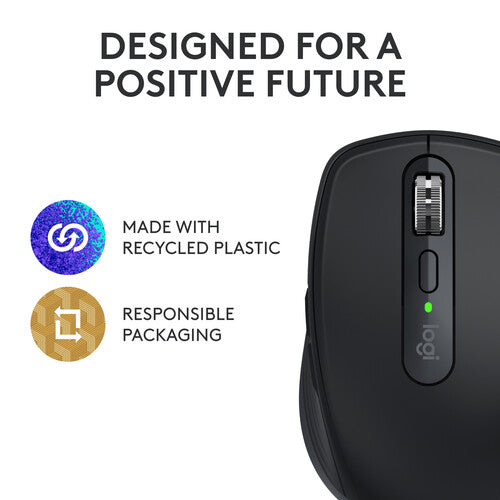 Logitech MX Anywhere 3S Compact Performance Wireless Mouse - Black
