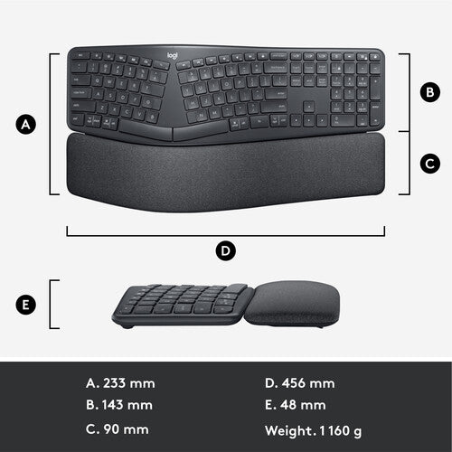 Logitech K860 ERGO Wireless Split Ergonomic Keyboard