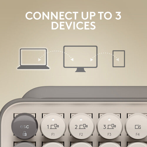 Logitech POP Keys Bluetooth Wireless Mechanical Keyboard – Mist