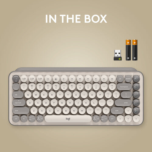Logitech POP Keys Bluetooth Wireless Mechanical Keyboard – Mist