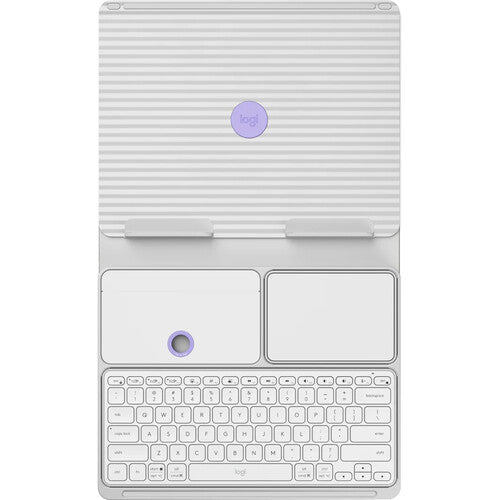 Logitech Casa Pop-Up Desk Wireless Workspace Kit with Laptop Stand – Nordic Calm
