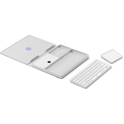 Logitech Casa Pop-Up Desk Wireless Workspace Kit with Laptop Stand – Nordic Calm