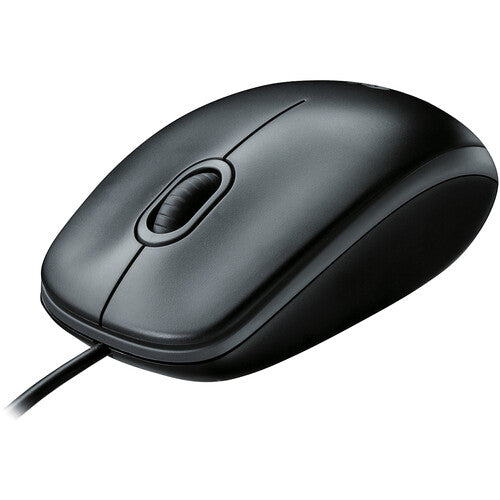Logitech B100 Optical USB Wired Mouse – Black