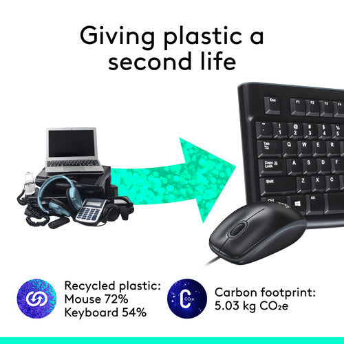 Logitech MK120 USB Keyboard and Mouse Combo