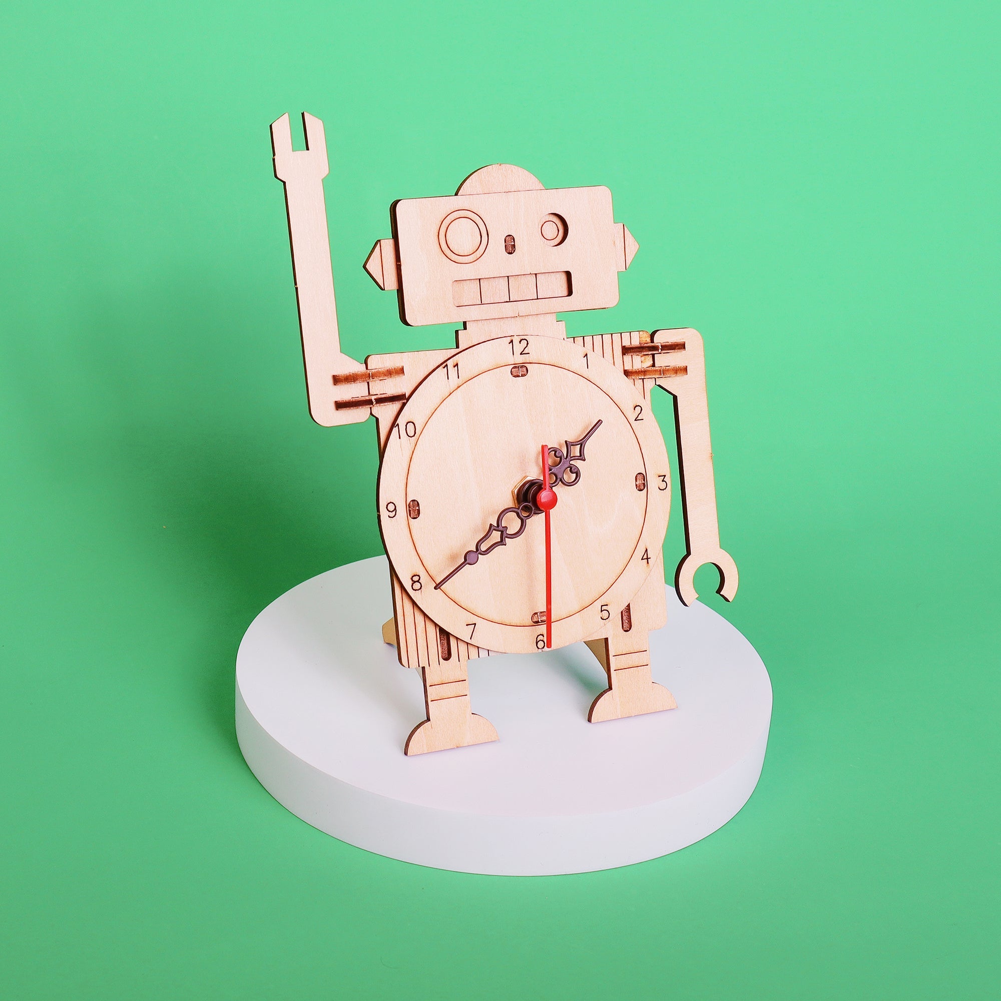 Build Your Own Robot Clock DIY Kit – STEM Engineering &amp; Maker Project