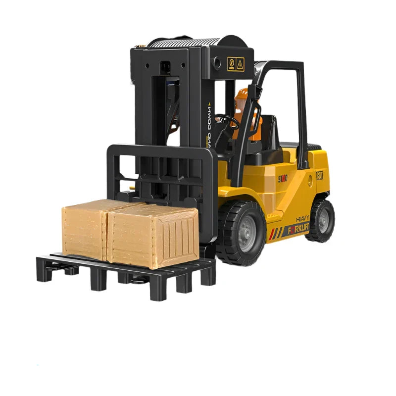 RC Forklift Truck Toy – 1:24 Scale Remote Control Construction Vehicle