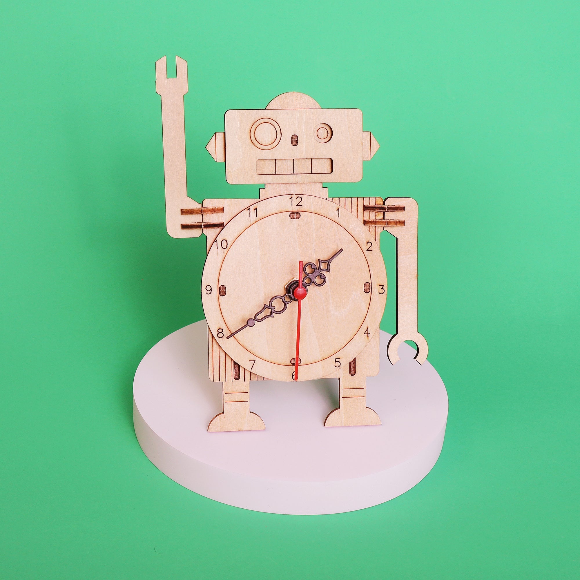 Build Your Own Robot Clock DIY Kit – STEM Engineering &amp; Maker Project