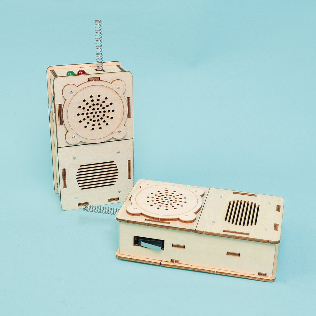 Build & Learn Walkie Talkie STEM Kit (Set of 2) – Hands-On Electronics
