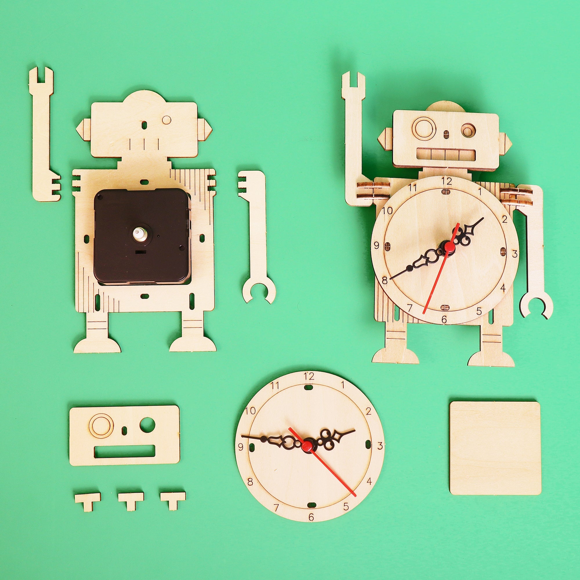 Build Your Own Robot Clock DIY Kit – STEM Engineering &amp; Maker Project