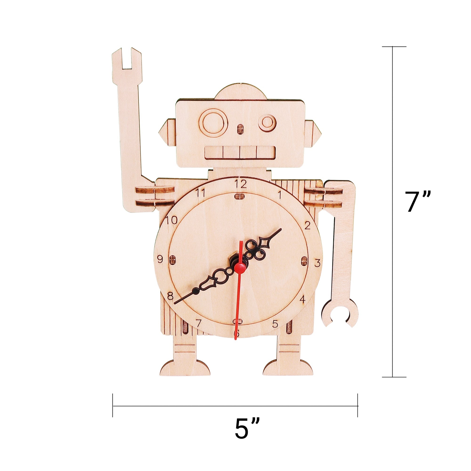 Build Your Own Robot Clock DIY Kit – STEM Engineering &amp; Maker Project