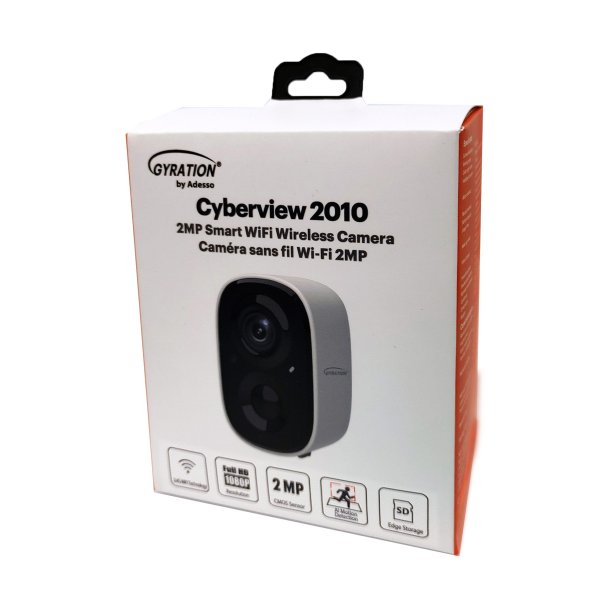 GYRATION Cyberview 2010 2MP Indoor/Outdoor WiFi Battery Security Camera
