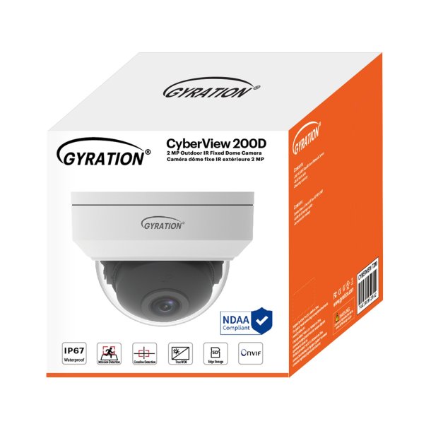 Gyration CyberView 200D 2MP HD IR Dome Network Camera