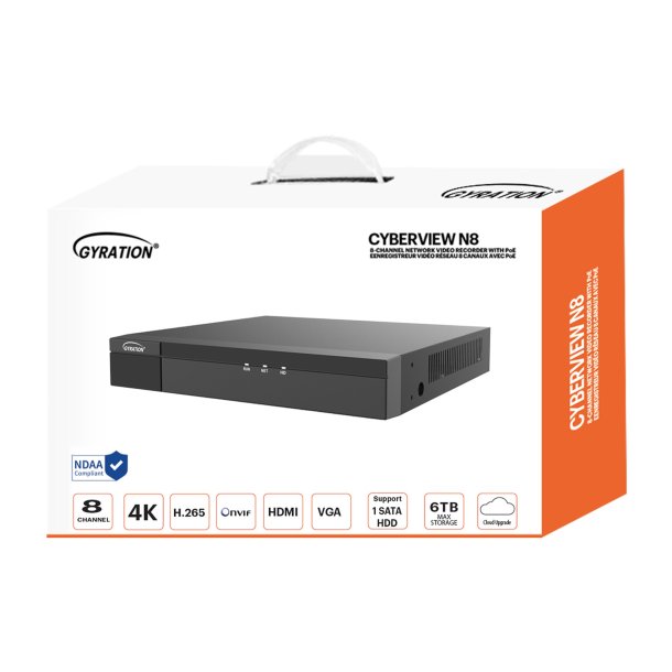 Gyration 8 Channel NVR (Network Video Recorder)