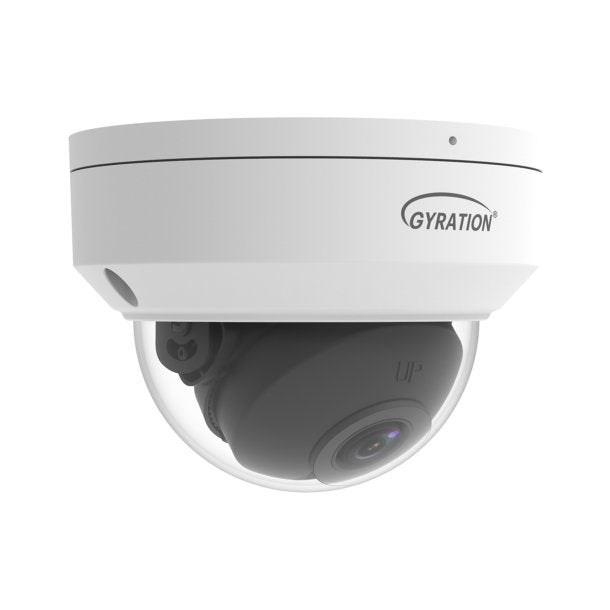 Gyration 8MP Outdoor Intelligent Deterrence Dome Camera for STEM & Campus Security