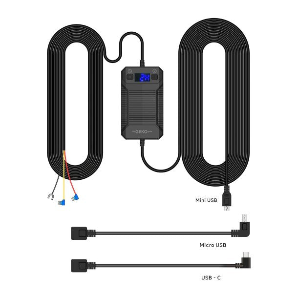 GekoGear Smart Hardwire Kit Pro for Dash Cams and Vehicle Monitoring