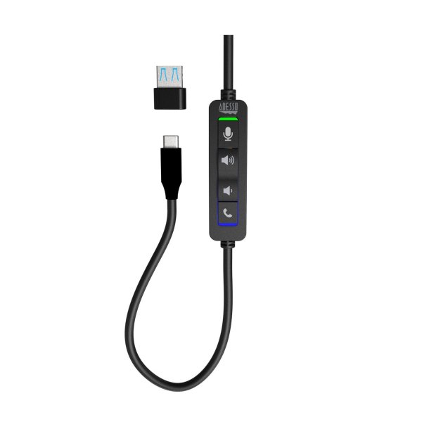 Adesso Xtream P4T-TAA Push-to-Talk USB Headset with Microphone