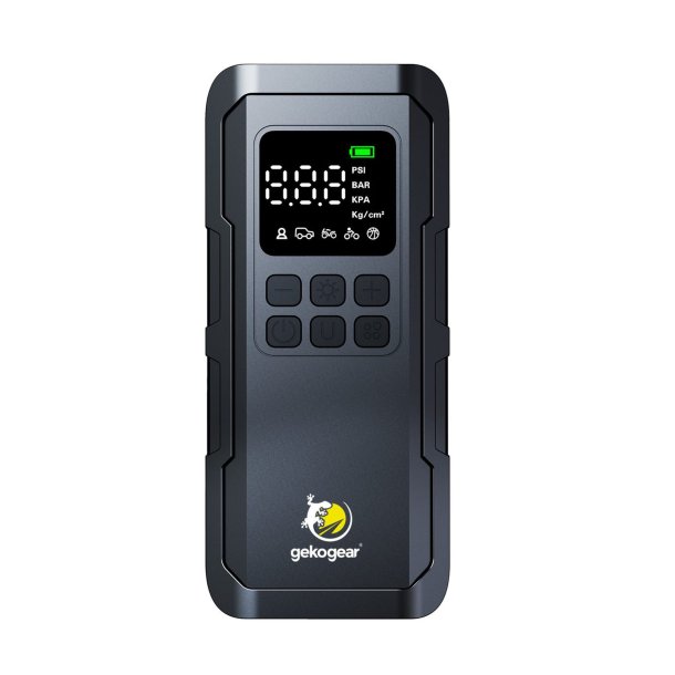 GekoGear AirFlux 100 Portable Air Pump with Digital Display
