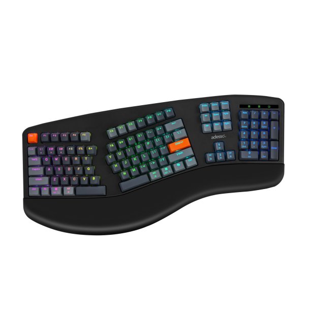Adesso EasyTouch 1500 Large Print Ergonomic Mechanical Keyboard