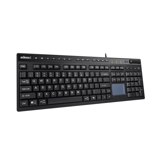 Adesso AKB-445UB Multi-OS USB Keyboard with Touchpad