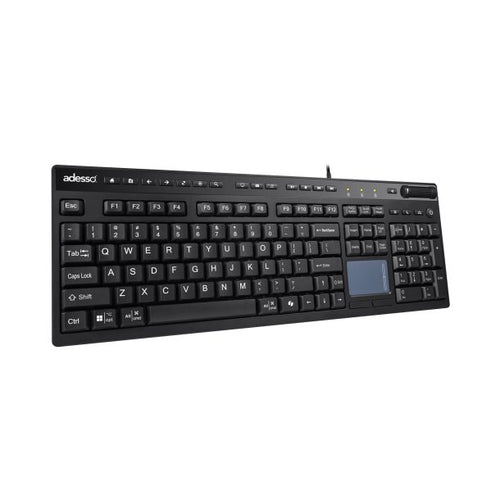 Adesso AKB-445UB Multi-OS USB Keyboard with Touchpad