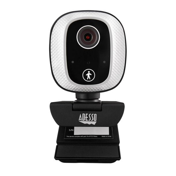 Adesso CyberTrack M1 1080P HD Face Tracking Webcam with Dual Microphones