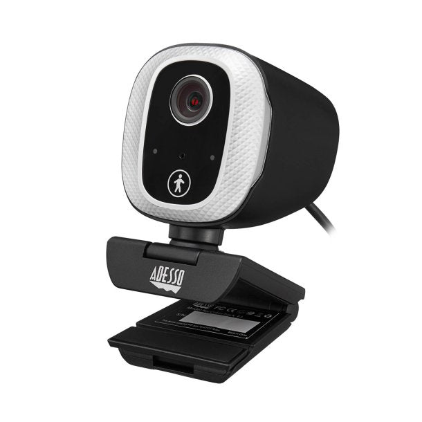 Adesso CyberTrack M1 1080P HD Face Tracking Webcam with Dual Microphones