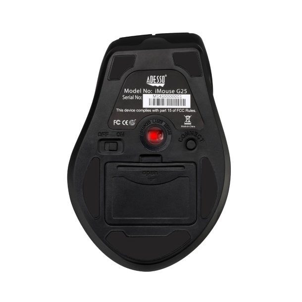 Adesso iMouse G2 Wireless Ergonomic Optical Mouse for Classrooms