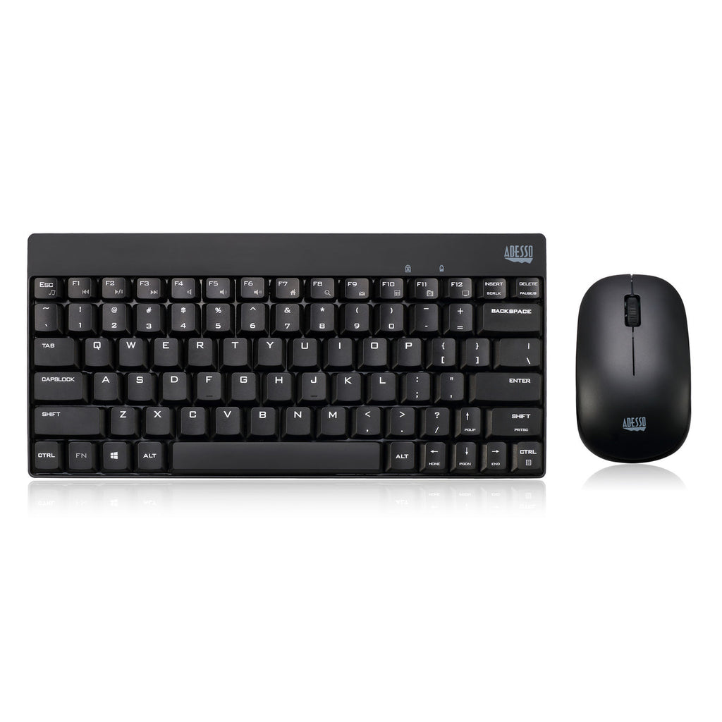 Adesso WKB-1100CB Wireless Mini Keyboard & Mouse Combo