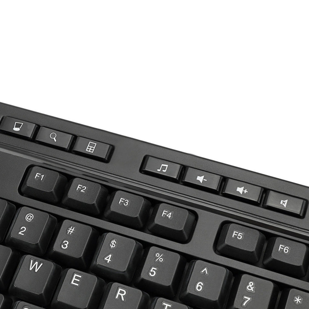Adesso WKB-1320CB Antimicrobial Desktop Keyboard & Mouse Combo