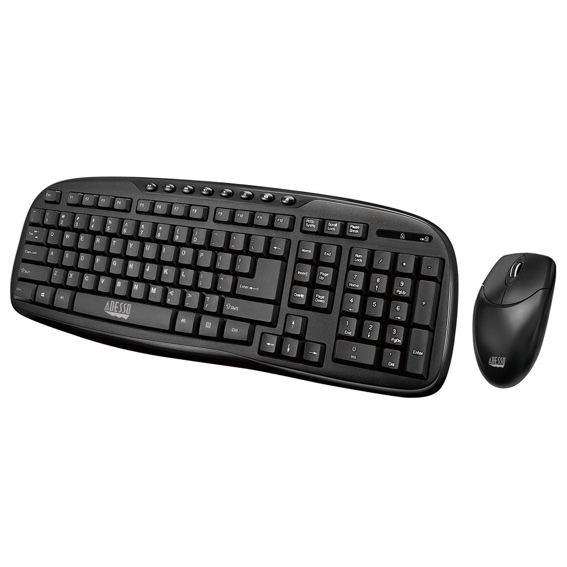 Adesso WKB-1330CB Wireless Desktop Keyboard & Mouse Combo