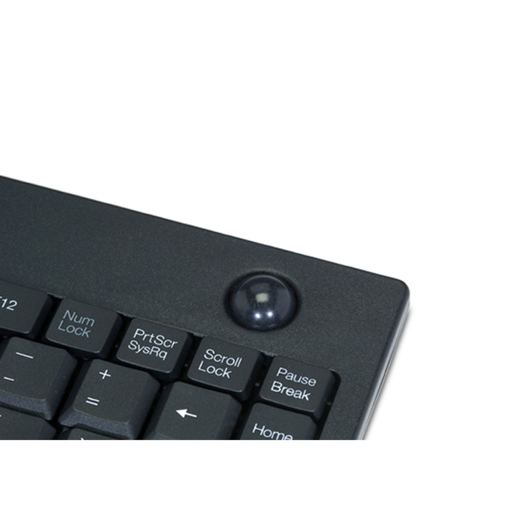 Adesso AKB-310UB Mini USB Keyboard with Integrated Trackball