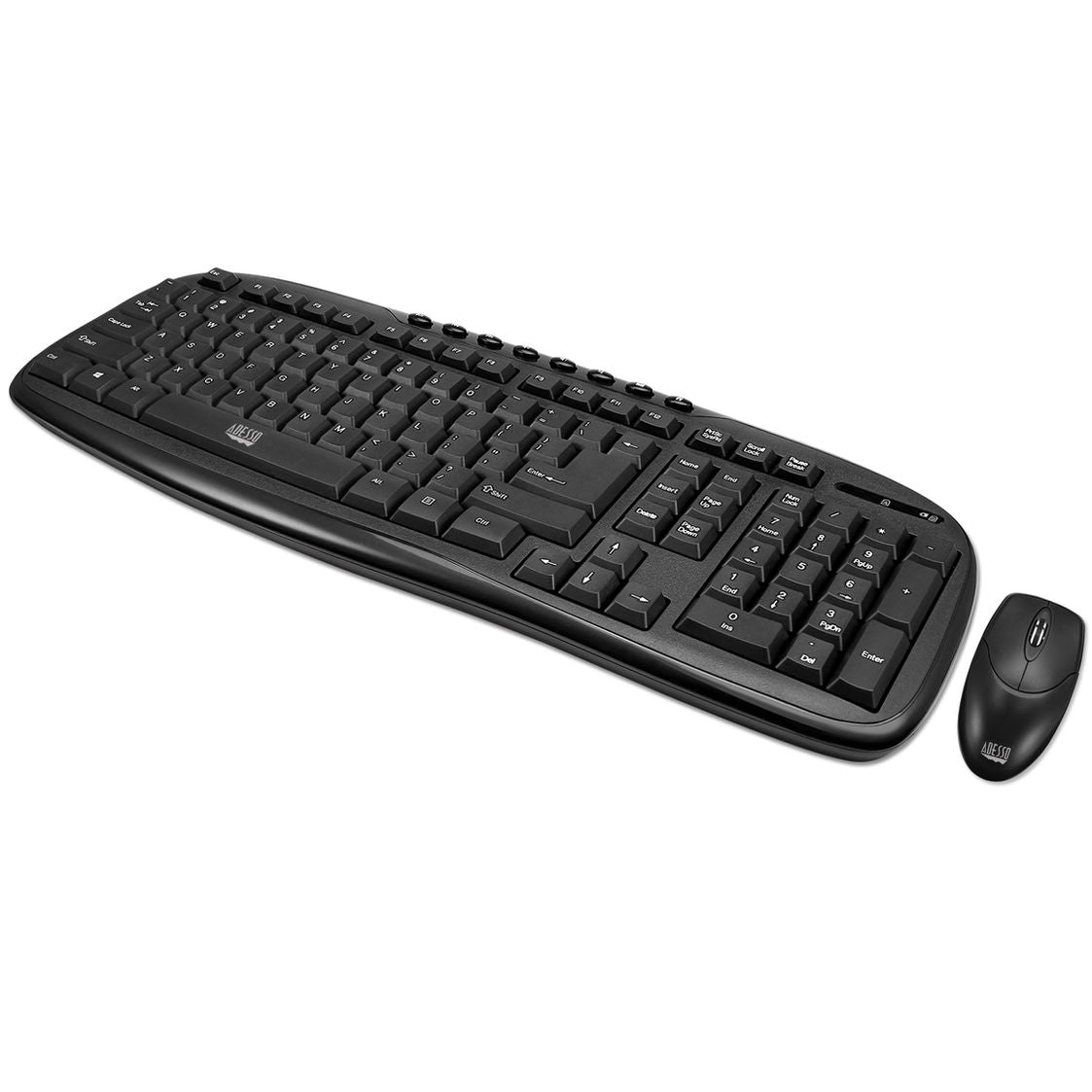 Adesso WKB-1330CB Wireless Desktop Keyboard & Mouse Combo