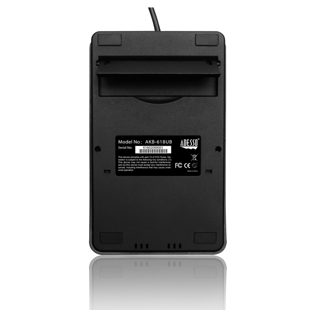 Adesso AKB-618UB Antimicrobial Waterproof USB Numeric Keypad