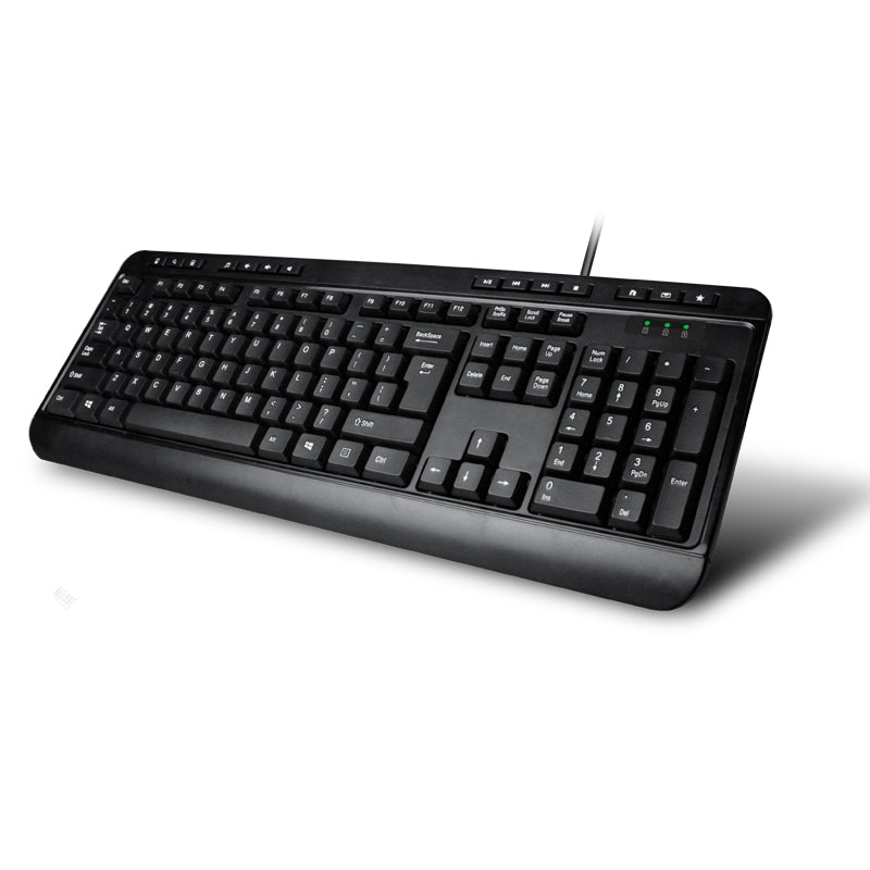 Adesso AKB-132PB Multimedia Desktop USB Keyboard for Classrooms